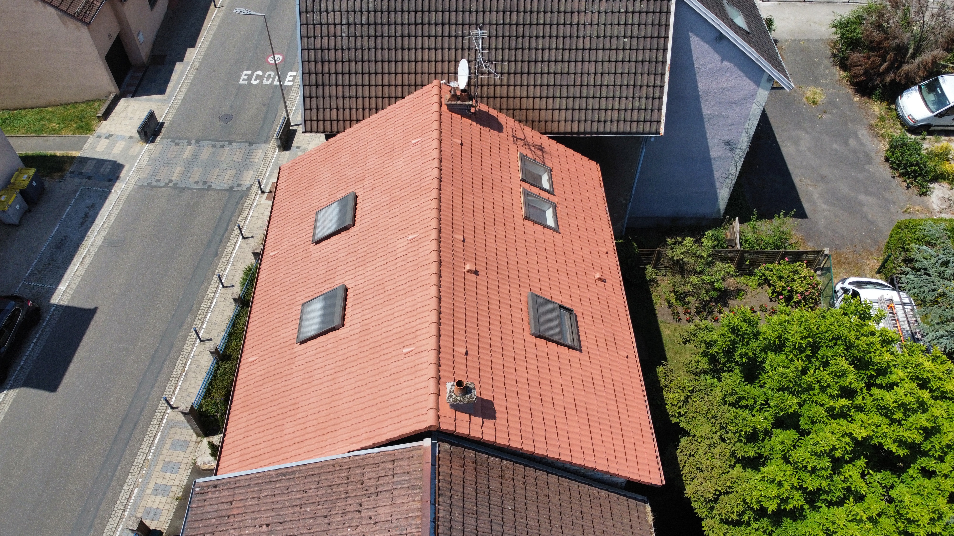 Après toiture vue drone 2